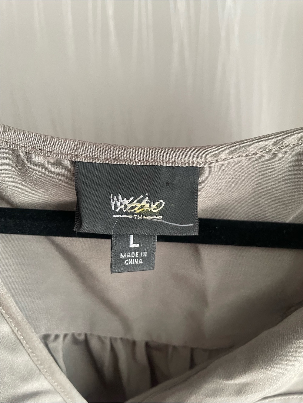 Mossimo Olive Green Utility Shirt Dress Women’s Size Large Roll Tab Sleeve - Picture 5 of 8